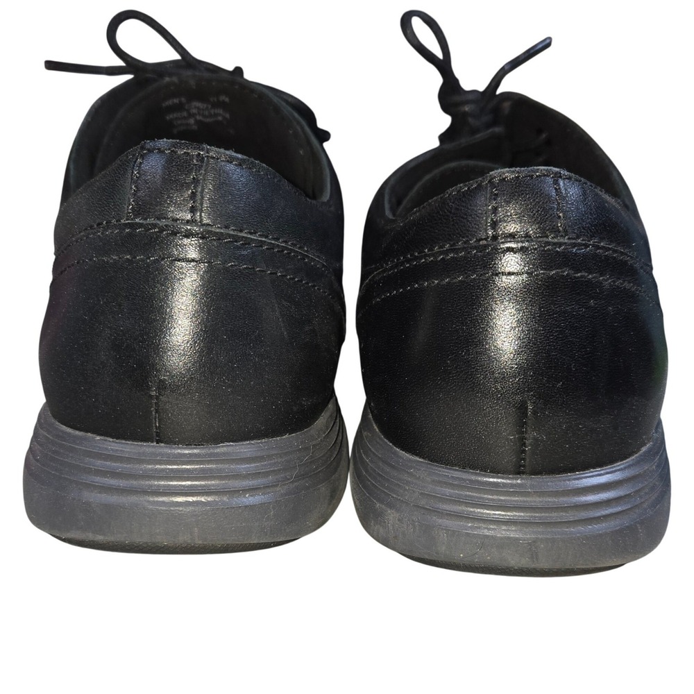 Cole Haan Grand Os Black Leather Oxford Dress Shoes‎ Mens 11.5 Wide - Picture 6 of 10